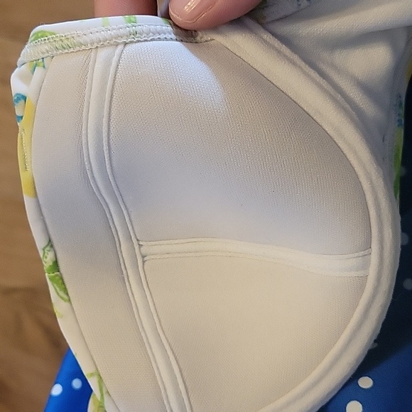 Adore Me 34B Padded Underwire Bikini Top With Lemons And Flowers - Picture 4 of 5